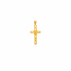Crucifixo em Ouro 19kl com Efeito Corrente (2.7cm)