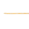 Pulseira Trabalhada em Ouro 19kl com Flores e Chapas (18,5cm)