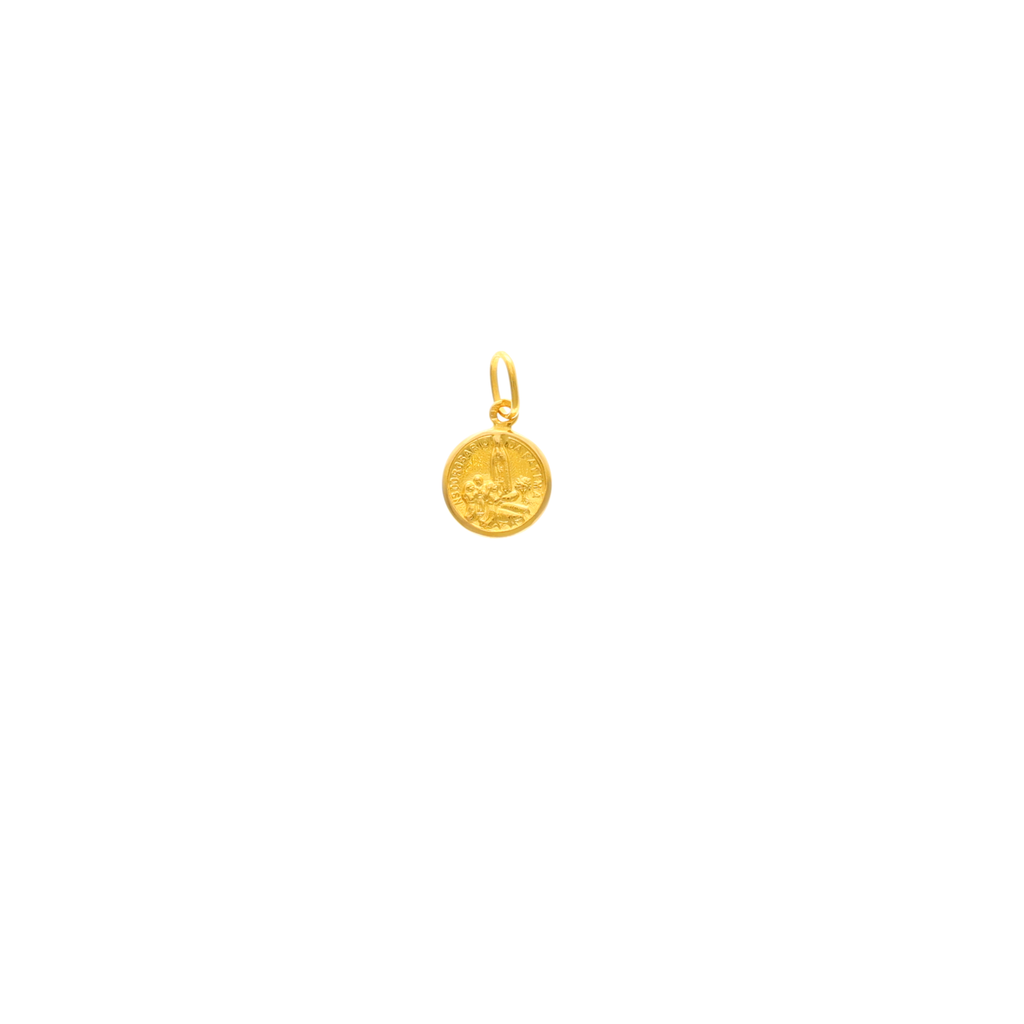 Medalha N. Sra. dos Pastorinhos em Ouro 19kl (1cm)