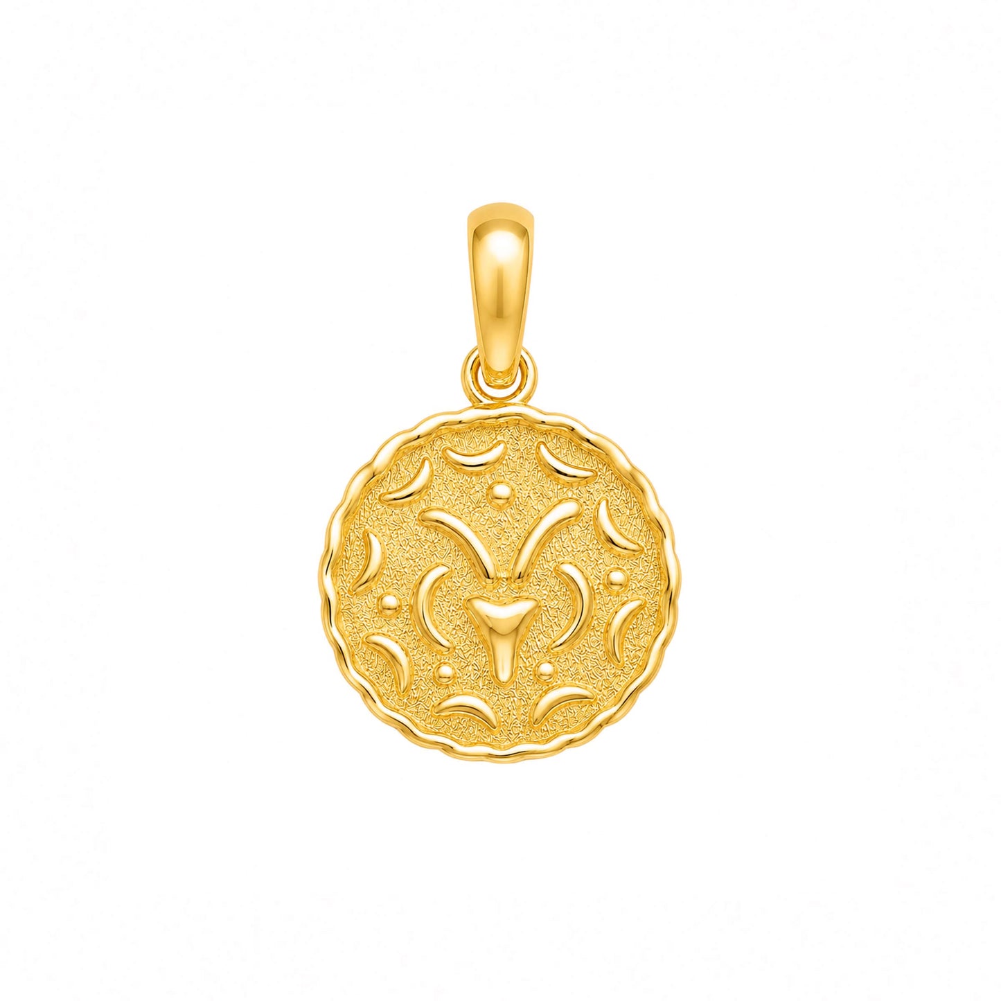 Medalha Signo Carneiro em Ouro 19kl (1.78cm)