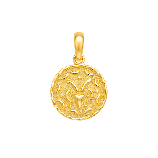 Medalha Signo Carneiro em Ouro 19kl (1.78cm)