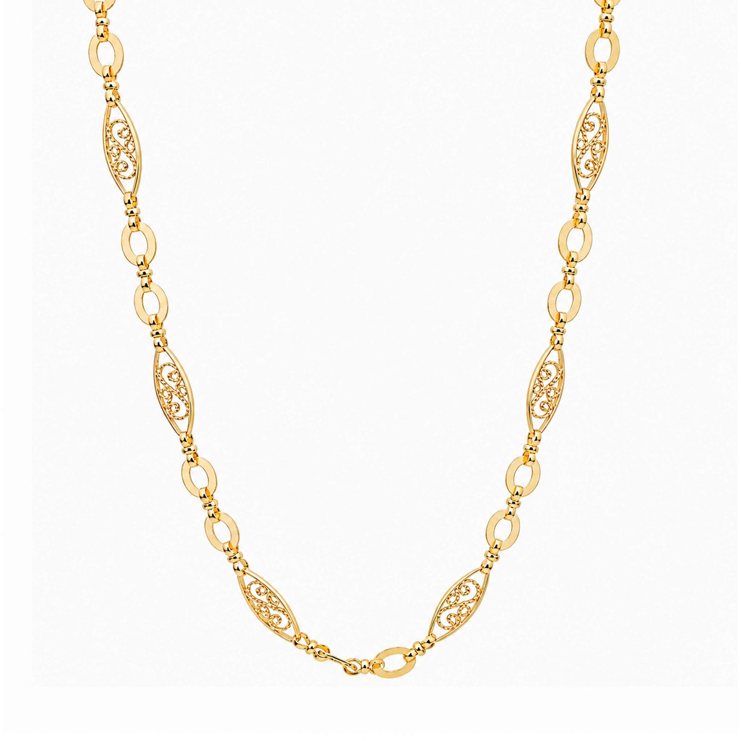 Colar Trancelim em Ouro 19kl (45.5cm)