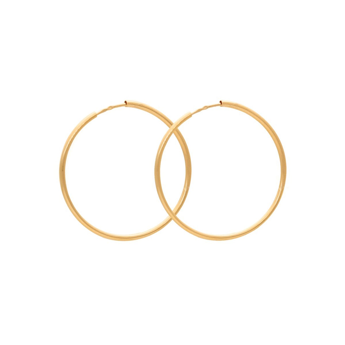 Argolas Médias em Ouro 19kl (3.3cm)