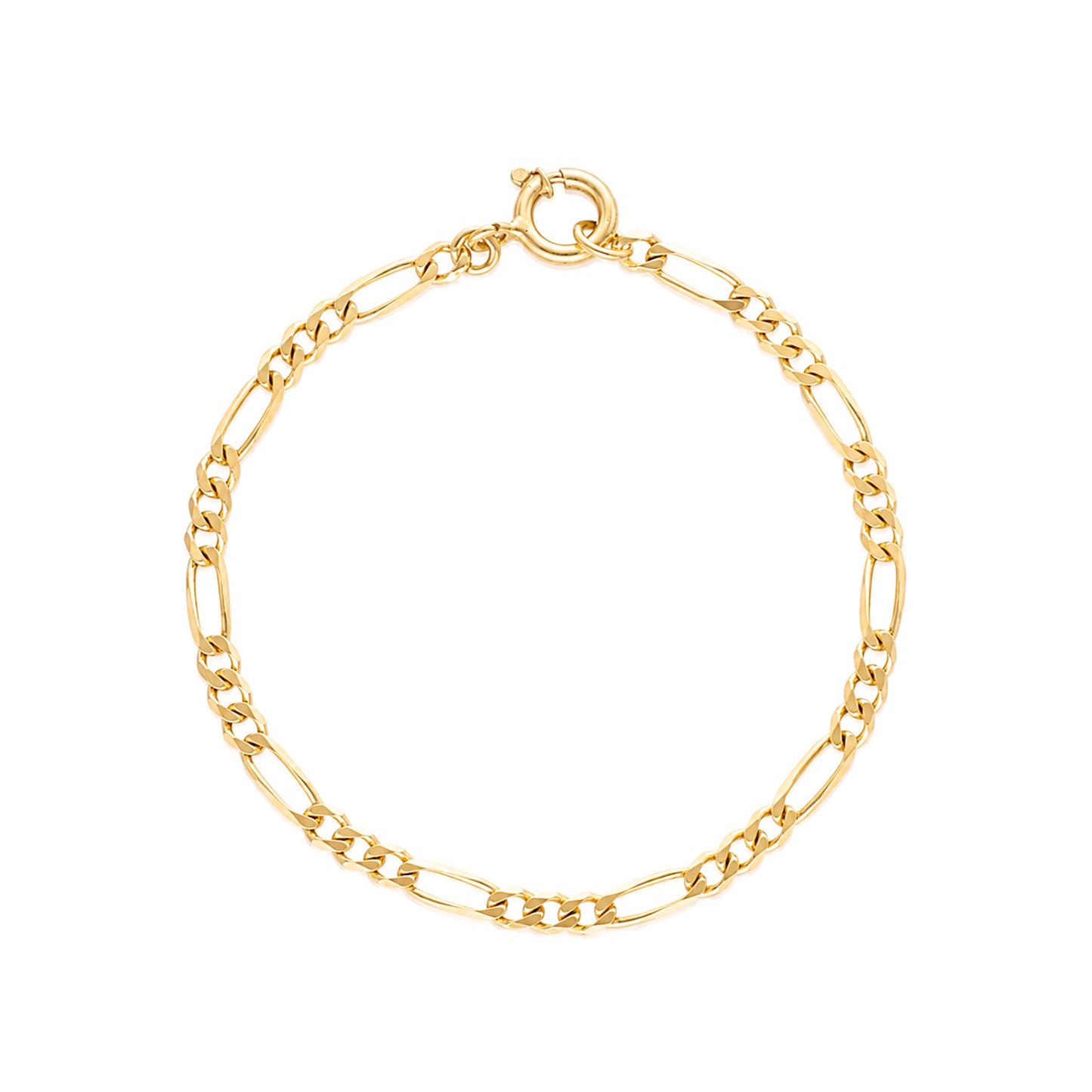 Pulseira Malha 3x1 em Ouro 19kl (18.8cm)