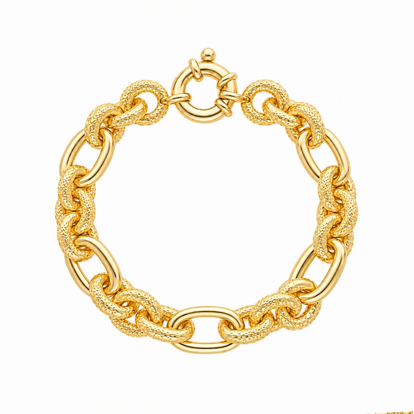 Pulseira Baronesa em Ouro 19kl (19cm)