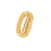 Anel em Ouro 19kl com Efeito Martelado (T15) 