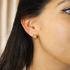 Argolas Tricolor em Ouro 19kl (1cm)