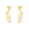 Brincos Pendentes Espiral em Ouro 19kl