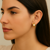Brincos em Ouro 19kl com Pérola (1.6cm)