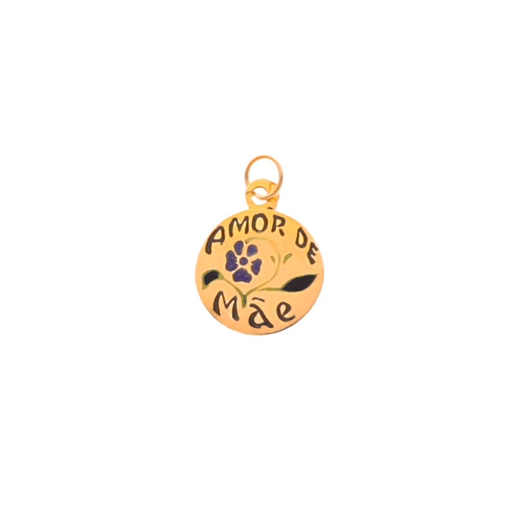 Medalha "Amor de Mãe" em Ouro 19kl (1cm)