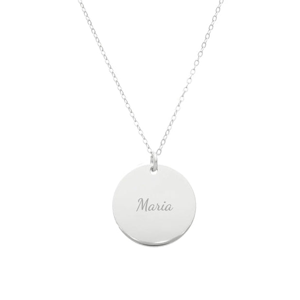Fio em Prata Personalizável com Nome ou Data (40cm)