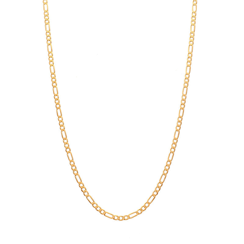 Fio Malha 3x1 em Ouro (61cm) Loja do OuroFio Malha 3x1 em Ouro de 19.2kl.  Uma joia elegante que combina estilo e sofisticação. Este fio de ouro é especialmente projetado quem valoriza a qualidade e o bom gosto.   Produzido em ouro de lei, este colar de apresenta uma malha 3x1 resistente e elegante, criando um visual clássico. Cada elo é cuidadosamente entrelaçado, garantindo durabilidade e um acabamento excecional.