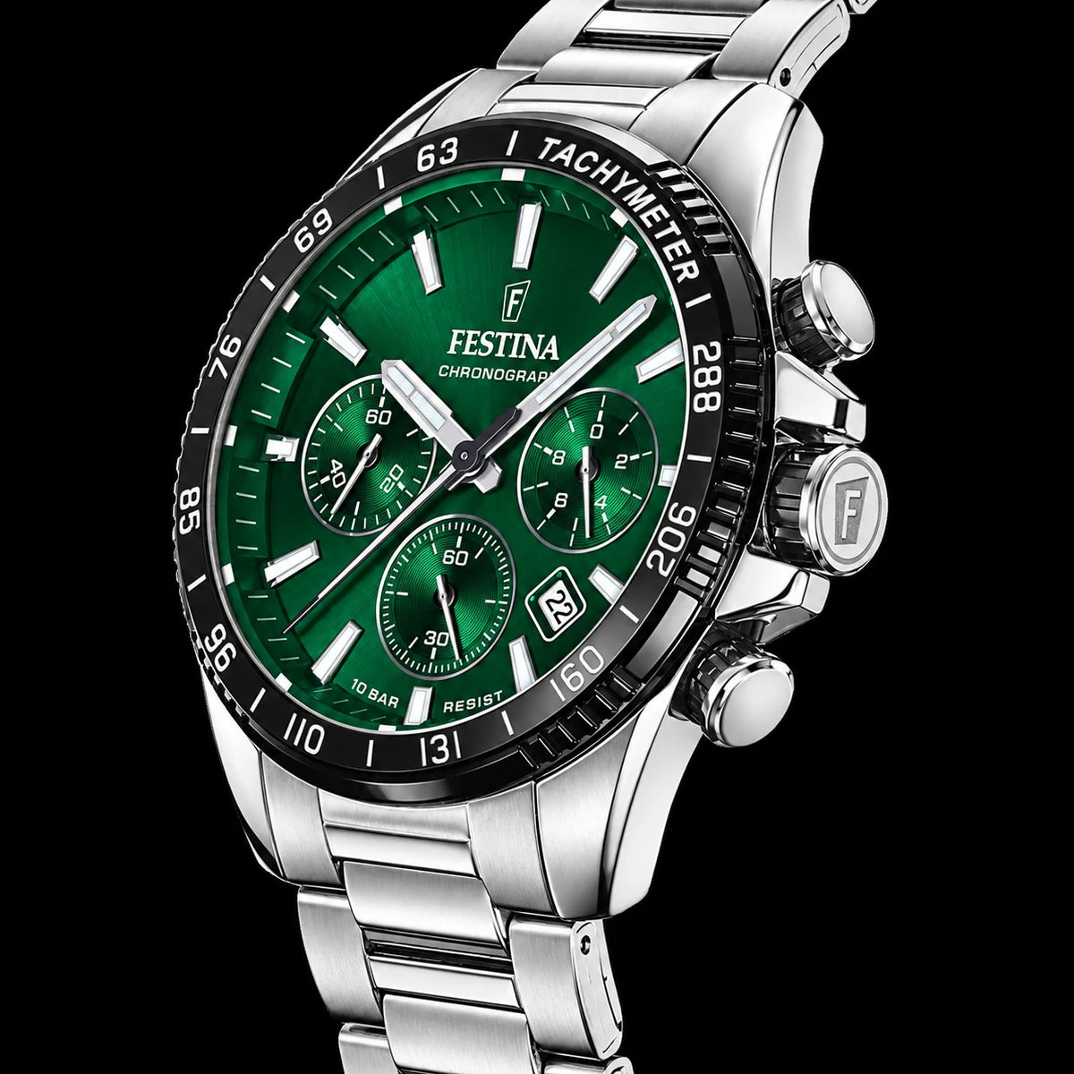 Relógio Timeless Chronograph Green para Homem