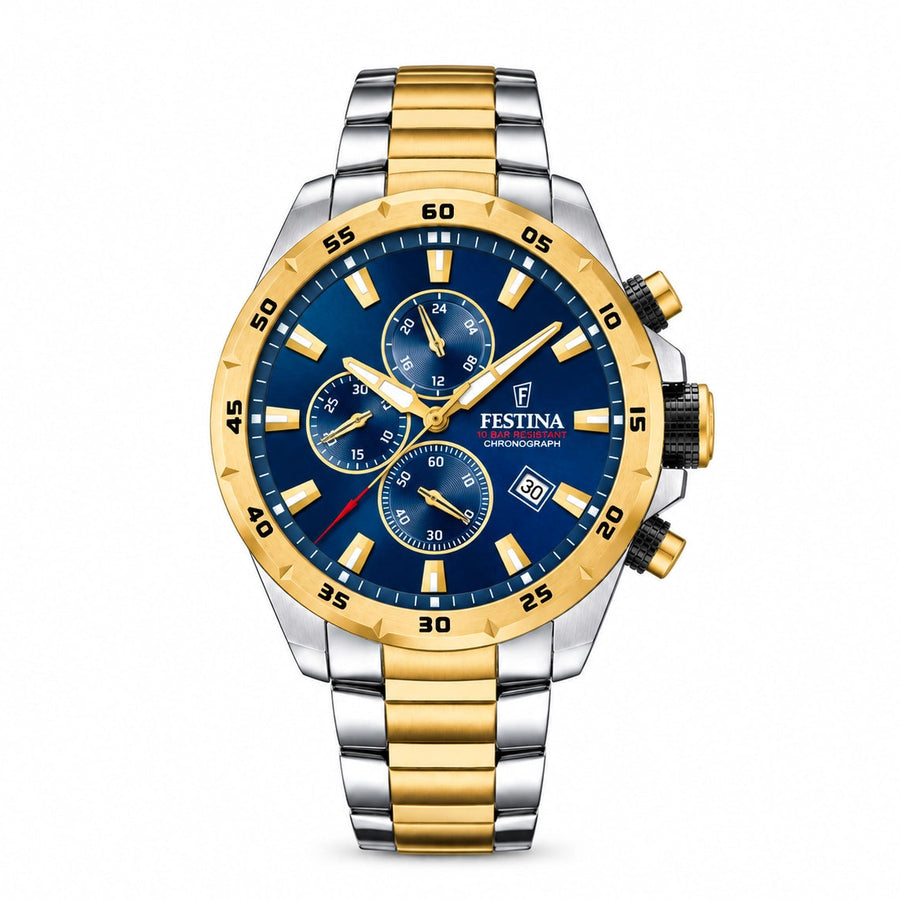 Relógio Timeless Chronograph Bicolor para Homem