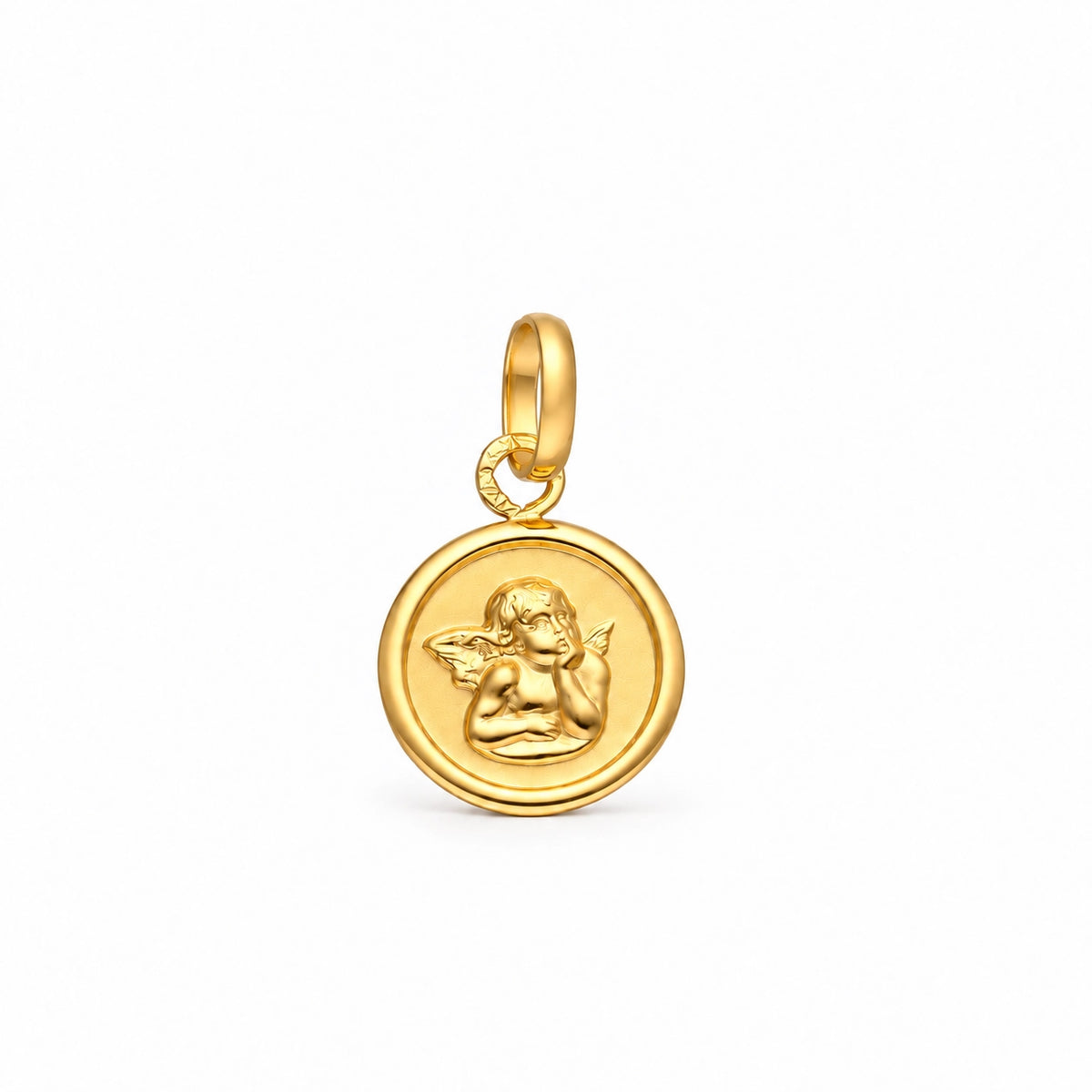 Medalha Anjo da Guarda em Ouro 19kl (1.09cm)