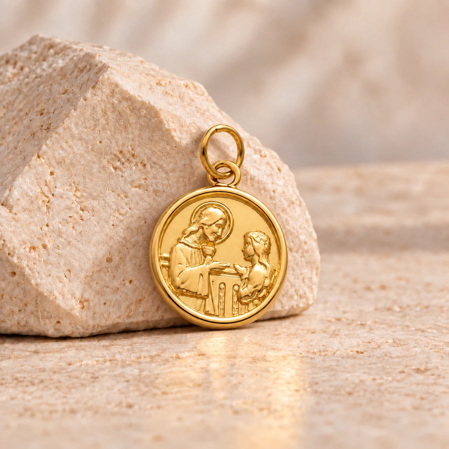 Medalha Religiosa em Ouro 19kl (1.59cm)