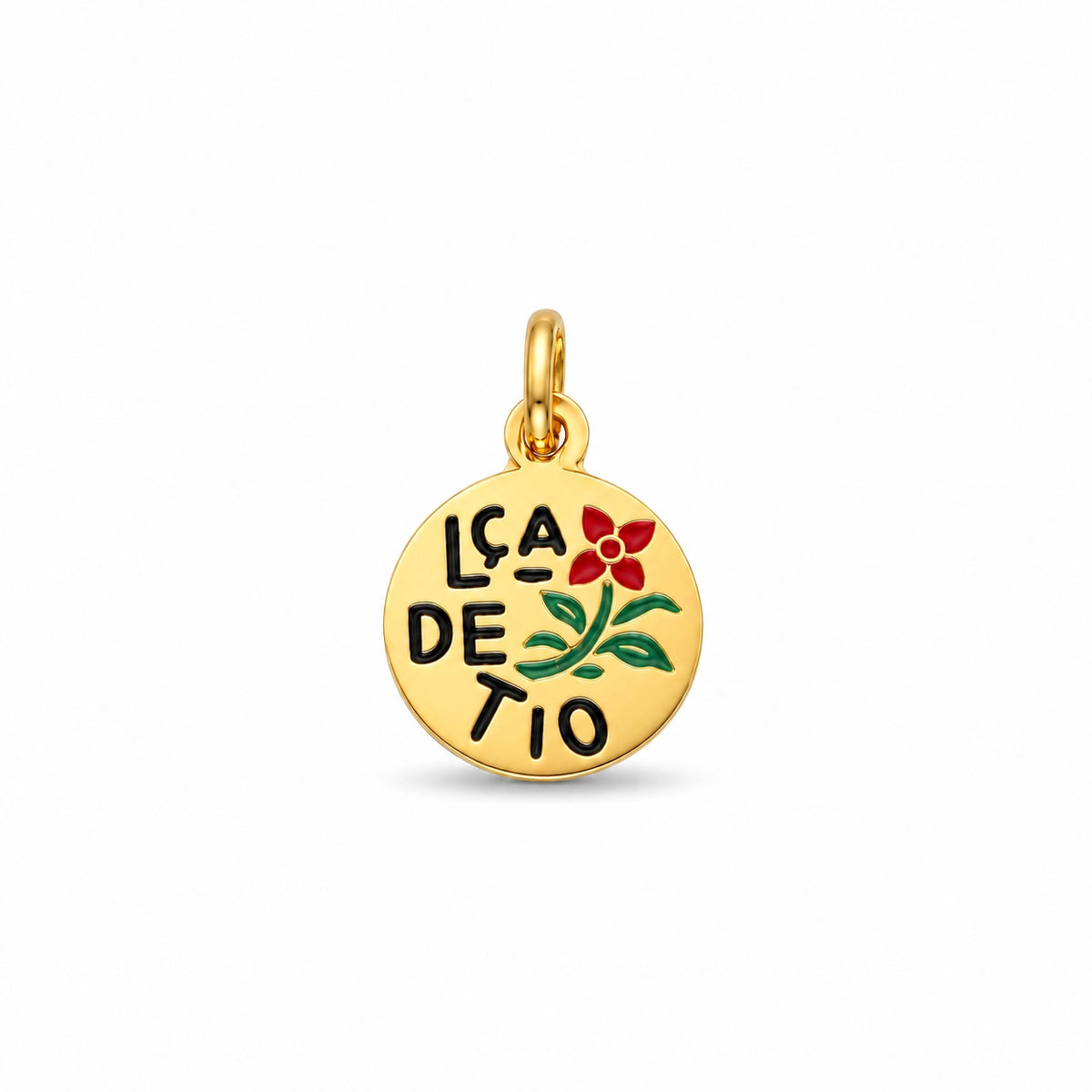 Medalha Lembrança de Tio em Ouro 19kl (0.9cm)