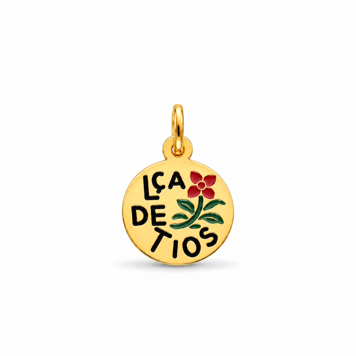 Medalha Lembrança de Tios em Ouro 19kl (0.9cm)