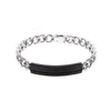 Pulseira Omega em Aço com Trave Negra