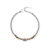 Pulseira Vortex em Aço com Contas Variadas