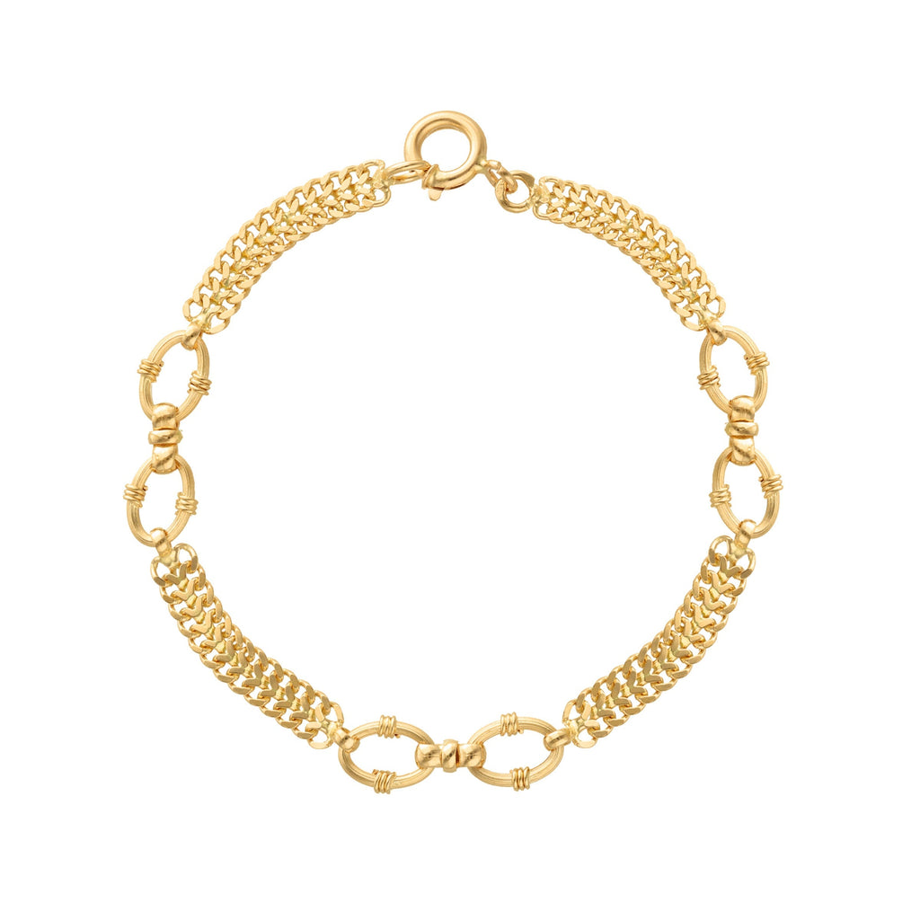 Pulseira Imperatriz em Ouro (18.5cm) Loja do Ouro