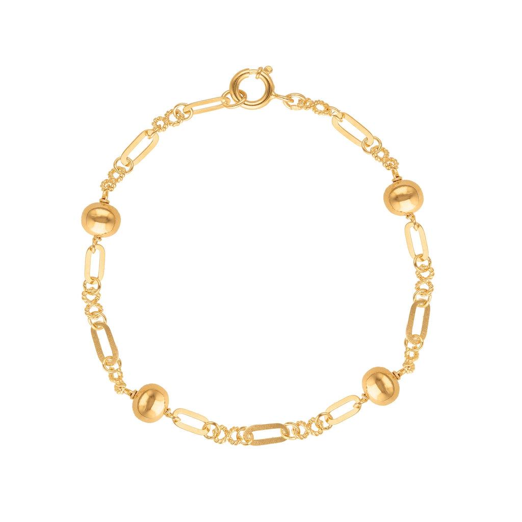 Pulseira Madame Caroline em Ouro (18cm) Loja do Ouro