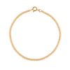 Pulseira em Ouro com Malha Batida (20cm) Loja do Ouro