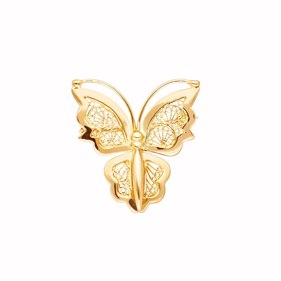 Alfinete Borbela de Filigrana em Ouro 19kl (2.6cm) - Loja do Ouro