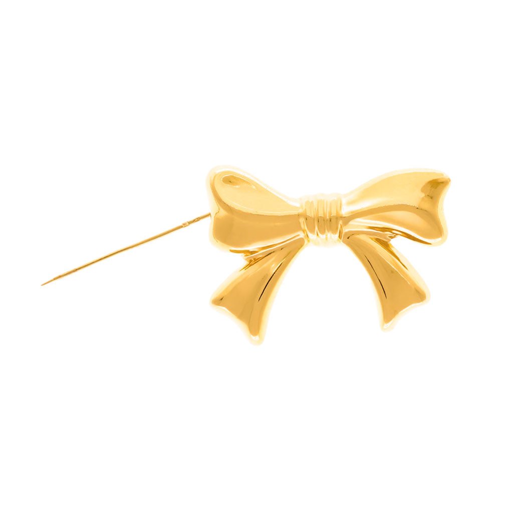 Pin de lazo de oro 19kl - Gold Store Premium