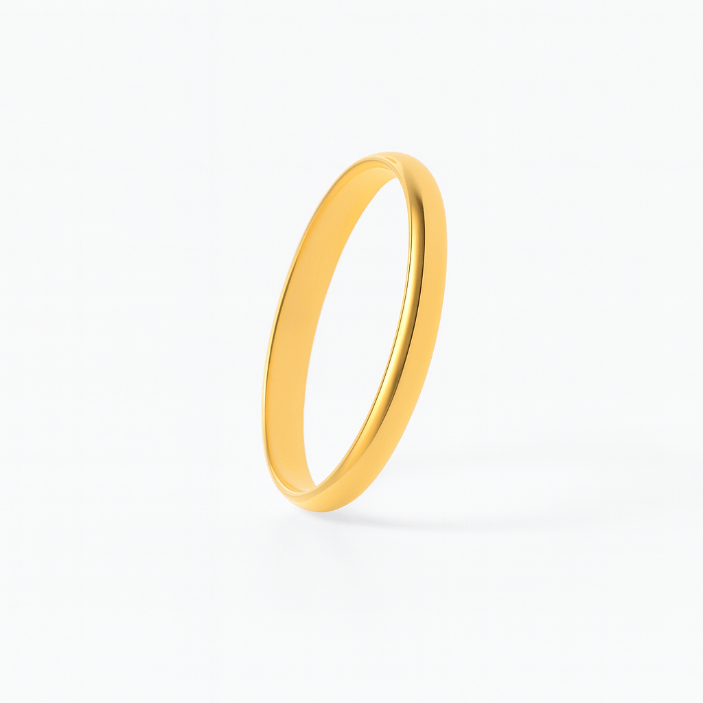 Almond Half Cane Alliance en 19kl Oro - 3mm (T30) - Gold Store Premium