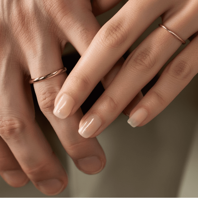 Aliança Meia Cana Fina em Ouro 19kl - 2.5mm - Loja do Ouro