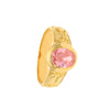 Anel de Curso em Ouro com Pedra Rosa - ESEAG (T15) - Loja do Ouro
