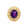 Anel em Ouro com Pedra Lilas - Loja do Ouro
