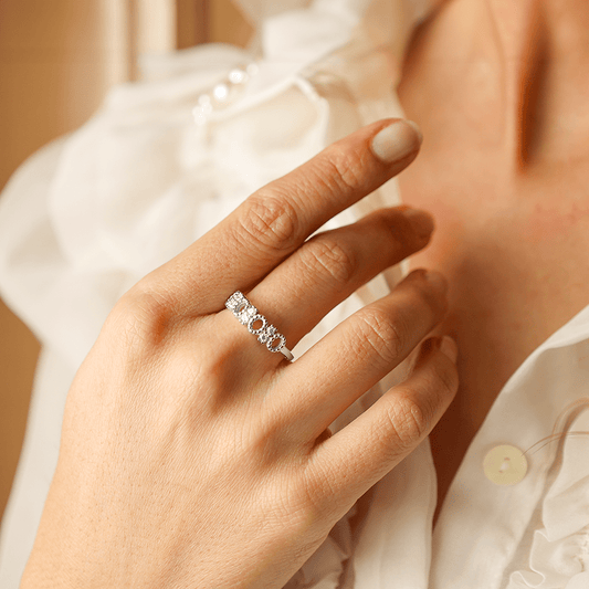 Anel em Prata com Zircónias - Loja do Ouro