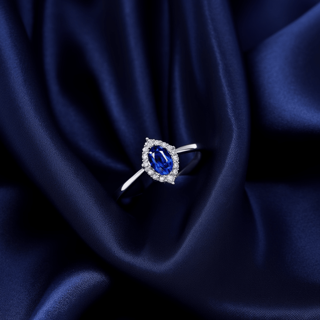 Anillo Lady Di en plata y circonia - Gold Store Premium