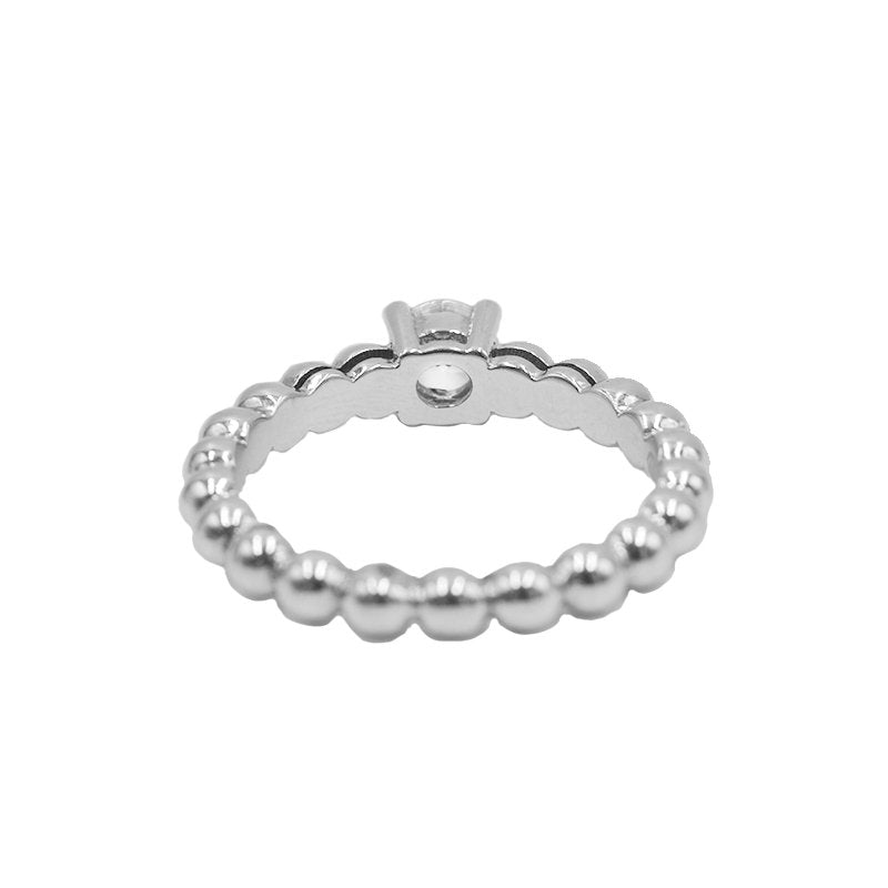 Anel Solitário Dorothy com Zircónia - Loja do Ouro