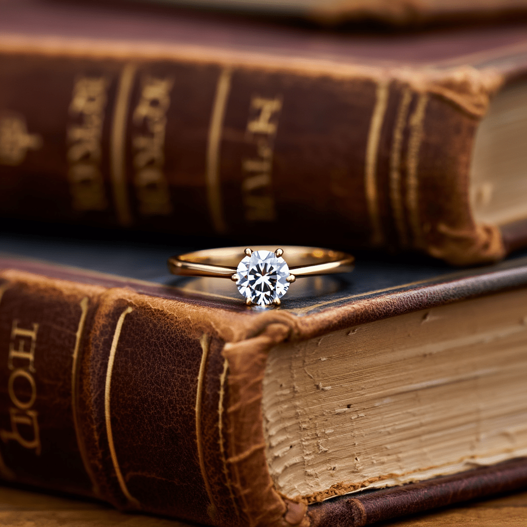 Anel Solitário em Ouro 19kl com Zircónia (T12) - Loja do Ouro