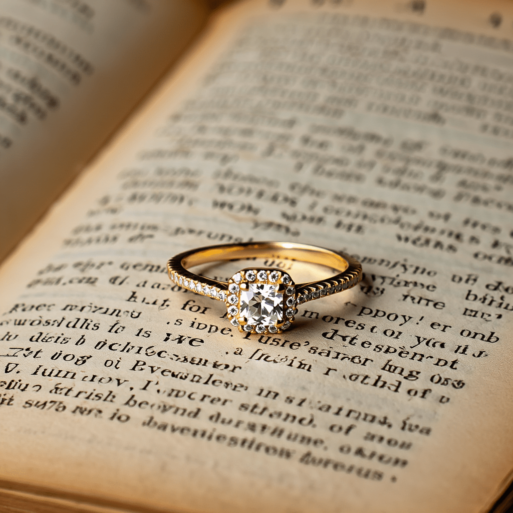 Anel Solitário em Ouro 19kl com Zircónias (T12) - Loja do Ouro