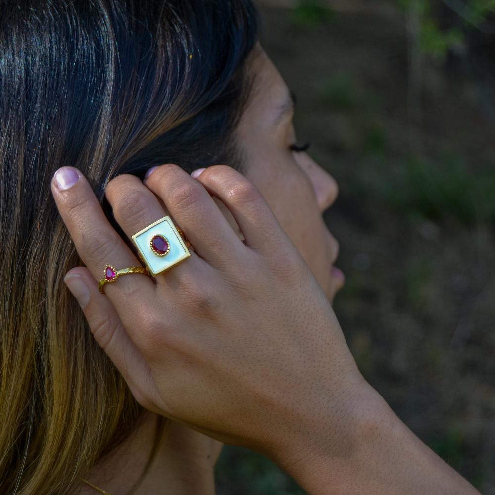 Anel White & Rubi Vaticano - Loja do Ouro