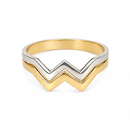 Anel Wonder Woman em Ouro 19kl (T15) - Loja do Ouro