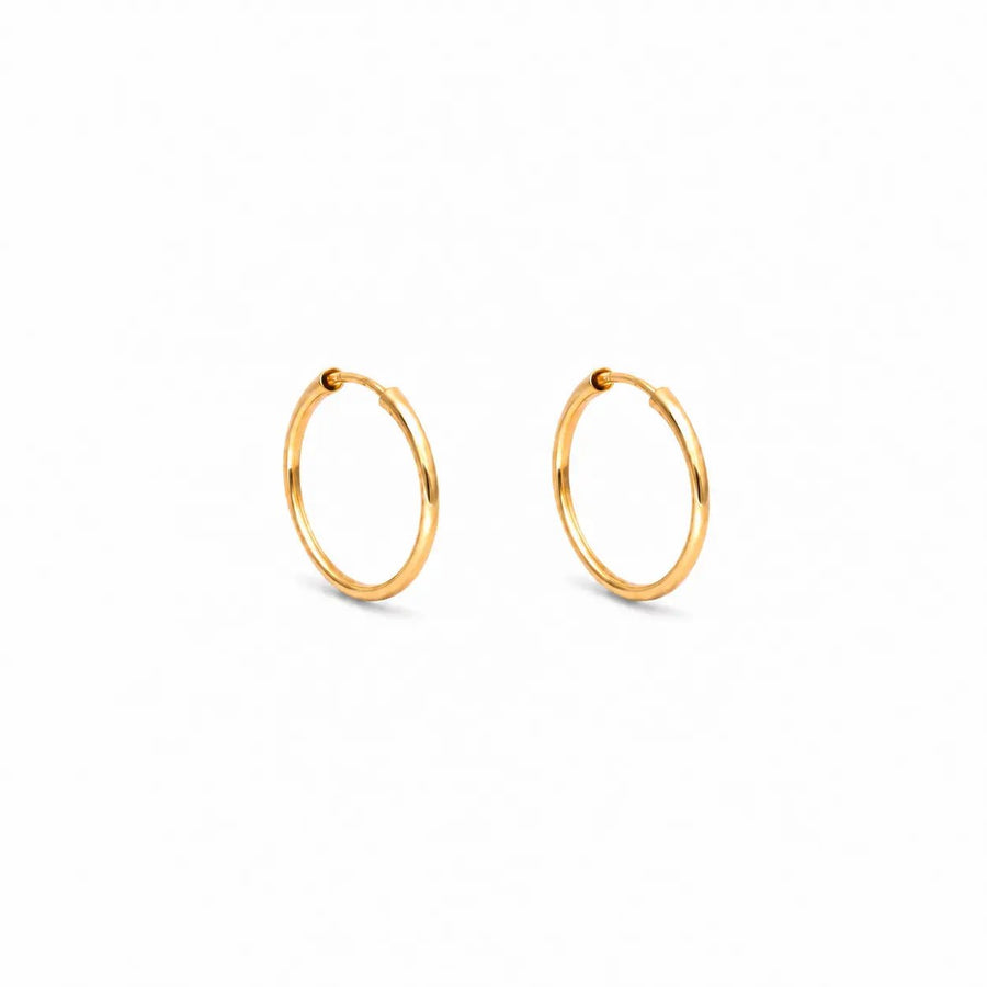 Argolas em Ouro 19kl (1.35cm) - Loja do Ouro