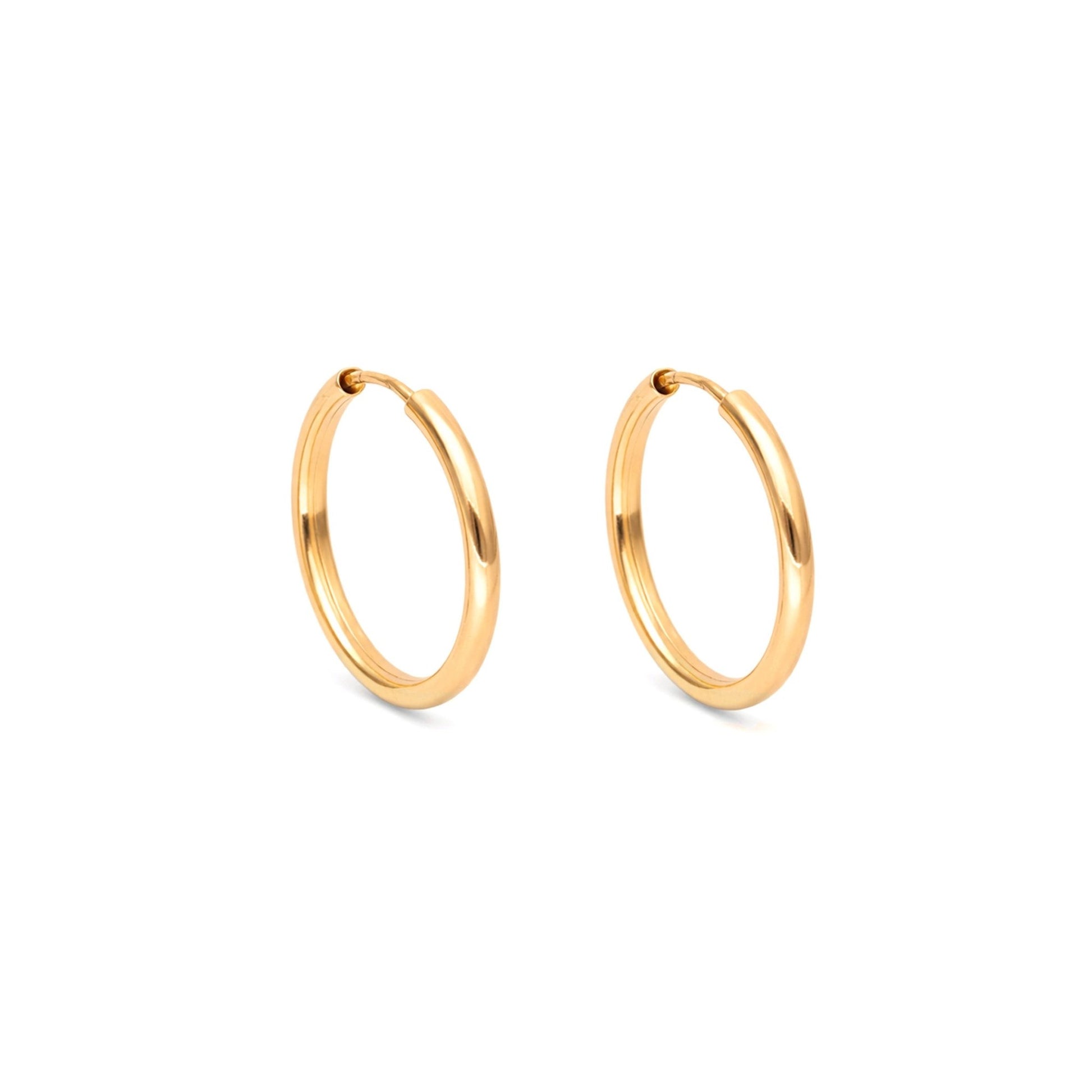 Argolas em Ouro 19kl (1.8cm) - Loja do Ouro