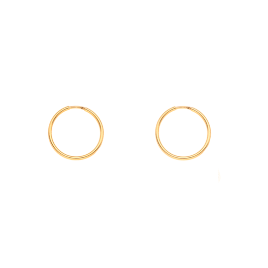 Argolas em Ouro 19kl (1.9cm) - Loja do Ouro