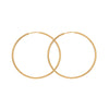 Argolas Finas em Ouro (5.4cm) - Loja do Ouro