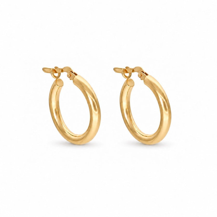 Argolas Lisas em Ouro 19kl (1.86cm) - Loja do Ouro