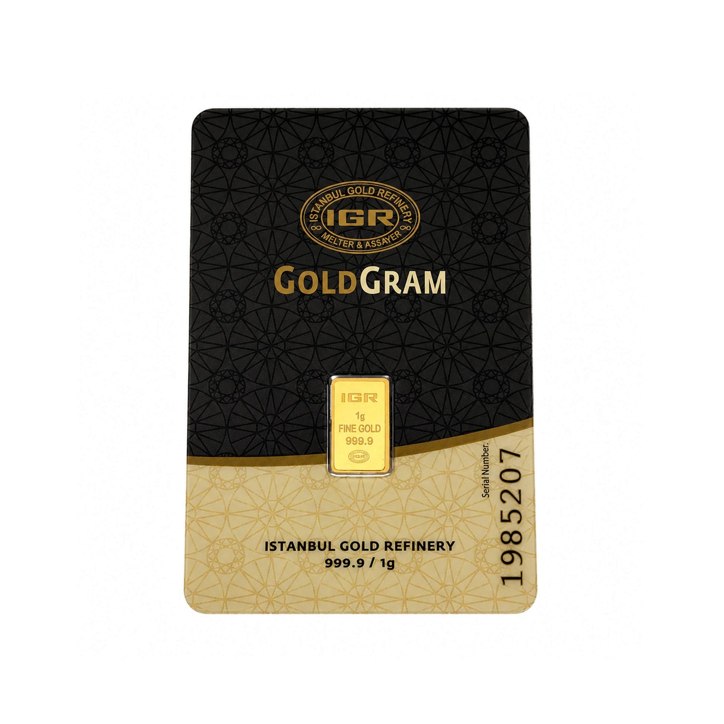 Barra de Ouro IGR 1g – Ouro Fino 999,9‰ (24 Quilates)