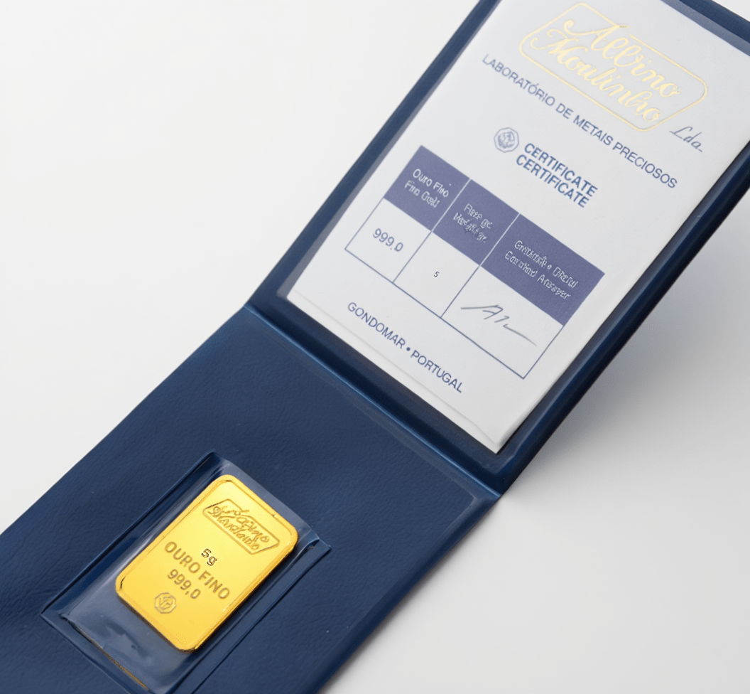 Barra de Ouro 24kl - 5 gr - Loja do Ouro