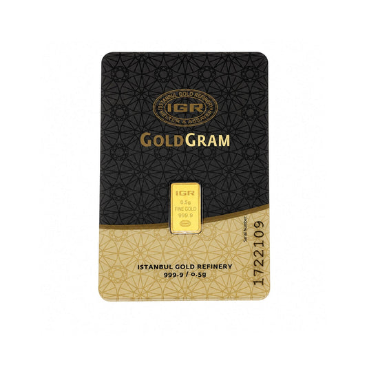 Barra de Ouro IGR 0.59g – Ouro Fino 999,9‰ (24 Quilates) - Loja do Ouro