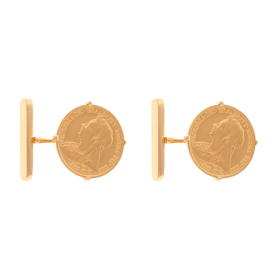 Gemelos de oro de 19 kl con calcetines de 22 kl de libra - Gold Store Premium