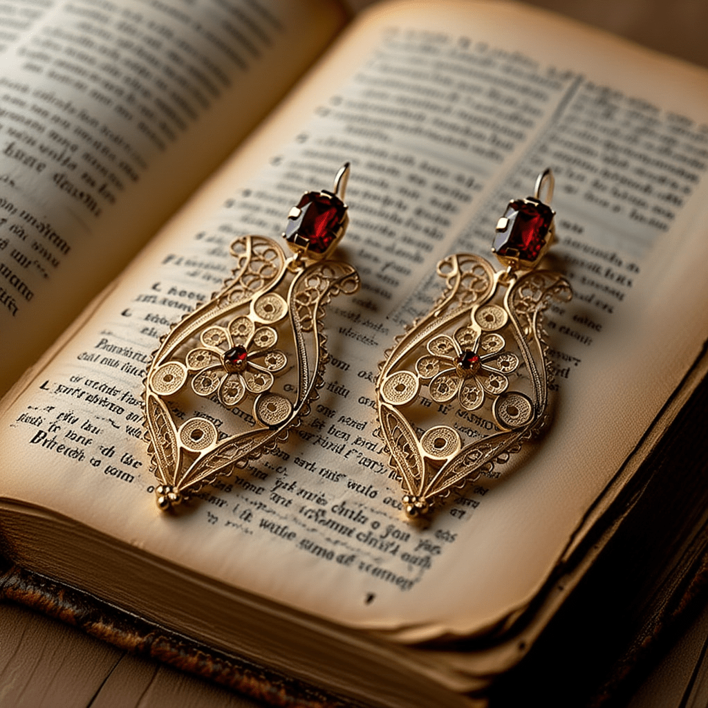 Brincos Amália em Prata Dourada (6cm) - Loja do Ouro